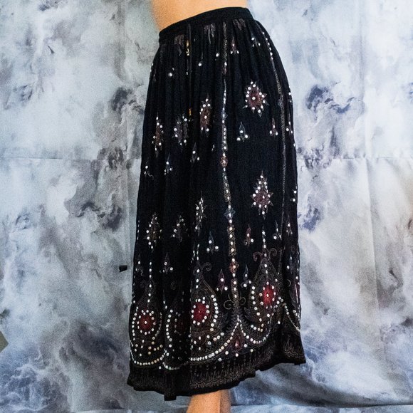 Indian Maxi Skirt - Picture 1 of 3